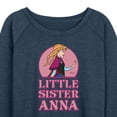 thumbnail image 3 of Frozen - Winter - Little Sister Anna - Women's Lightweight French Terry Long Sleeve Shirt, 3 of 5