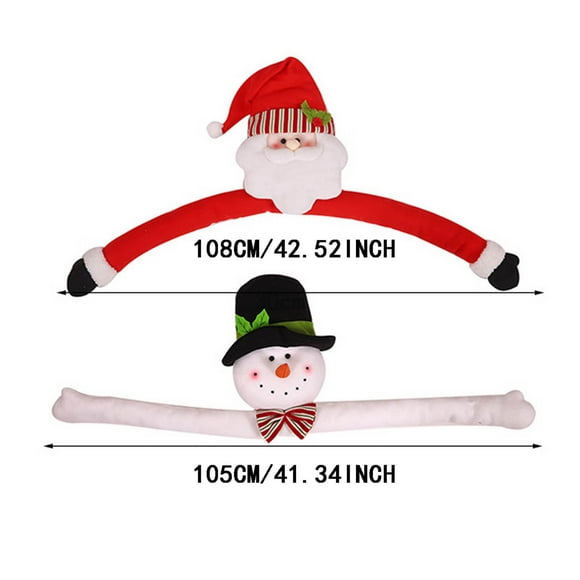 JJKBVCLO Tree Top Hugger Santa Snowman Plush Holiday Tree Top Decoration Tree Hugger Christmas Tree Ornaments For Family Celebrations Christmas Celebrations