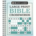 thumbnail image 1 of Pre-Owned Brain Games - Large Print Bible Crosswords (Spiral-bound) 1640308458 9781640308459, 1 of 2