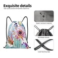 thumbnail image 4 of Fotbe Cactus Bolsa Mochila con Cordón Estampada, Bolsa de Gimnasio Deportiva, Bolsa Cinch, Bolsa con Cordón para Hombres y Mujeres-Medium, 4 of 6
