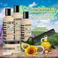 thumbnail image 2 of Kit Vegan 4 pz Nefertiti Shampoo + Acondicionador + Mascarilla + Leave-In + Peine Graduado y Gorro de Baño Alfamar – Sin Sal ni Parabenos, Hidrata y Repara Cabello Seco o Dañado, 2 of 4