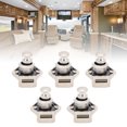 thumbnail image 1 of Verrou de Porte d'Armoire Sans Clé pour Véhicule Récréatif avec Bouton Poussoir RV en Alliage de Zinc ABS pour Yachts Navires RVs, 1 of 7