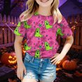 thumbnail image 2 of KPVEVIQ Girls Boys Halloween Shirt Cute Ghost Shirt Boy Halloween Shirt Kids Pumpkin Fall Short Sleeve Tee Tops, 2 of 7