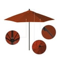 thumbnail image 2 of California Umbrella Venture 9' Bronze Market Umbrella in Brick, 2 of 5