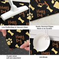 thumbnail image 3 of Happy Dog and Footprints Kitchen Rug Mat,Kitchen Runner Rugs Non Skid Washable,Decorative Kitchen Floor Mats for Kitchen,Sink,Laundry,17"X47", 3 of 5