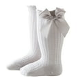 thumbnail image 1 of Douhoow 0-2Y Infant Girl Summer Socks Baby Solid Color Breathable Knee High Socks, 1 of 4
