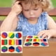 thumbnail image 1 of XWSHYW Juguetes para Niños Tablero a Juego de Juguete Educativo de Madera Del Rompecabezas para El Diseño de La Geometría de Los Niños, 1 of 5