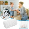 thumbnail image 1 of Sac de Lavage Sac de Séchage pour Chaussures en Maille Sac Rond pour Machine à Laver Sac d'Entretien pour Chaussures avec Fenêtre Transparente et Éponge Filet à Lessive Réutilisable (Blanc, 1 Pce) par JASKFLY, 1 of 5