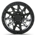 thumbnail image 2 of Lock Off-Road LUNATIC 17X9 5X127 -12mm Matte Black Wheel Rim 17" Inch, 2 of 3