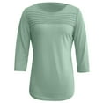 thumbnail image 4 of SHIXIAOO Plus Size Tops for Everyday Wear Loose Fit Comfortable Casual Design for Denim Jeans In Spring Summer and Fall plus Size Women Athletic Wear Plain Tops for Women Womens Fancy Tops Sleep Tops, 4 of 4