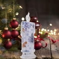 thumbnail image 4 of Vela electrónica navideña Luz navideño para ventana de mesa patrón de nieve Yuyangstore Vela electrónica, 4 of 8