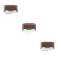 thumbnail image 2 of facefd 1/2/3/5 LED Solar Lamp Path Stair Outdoor Waterproof Wall Light Garden Landscape Brown Shell White LED 3PCS, 2 of 6