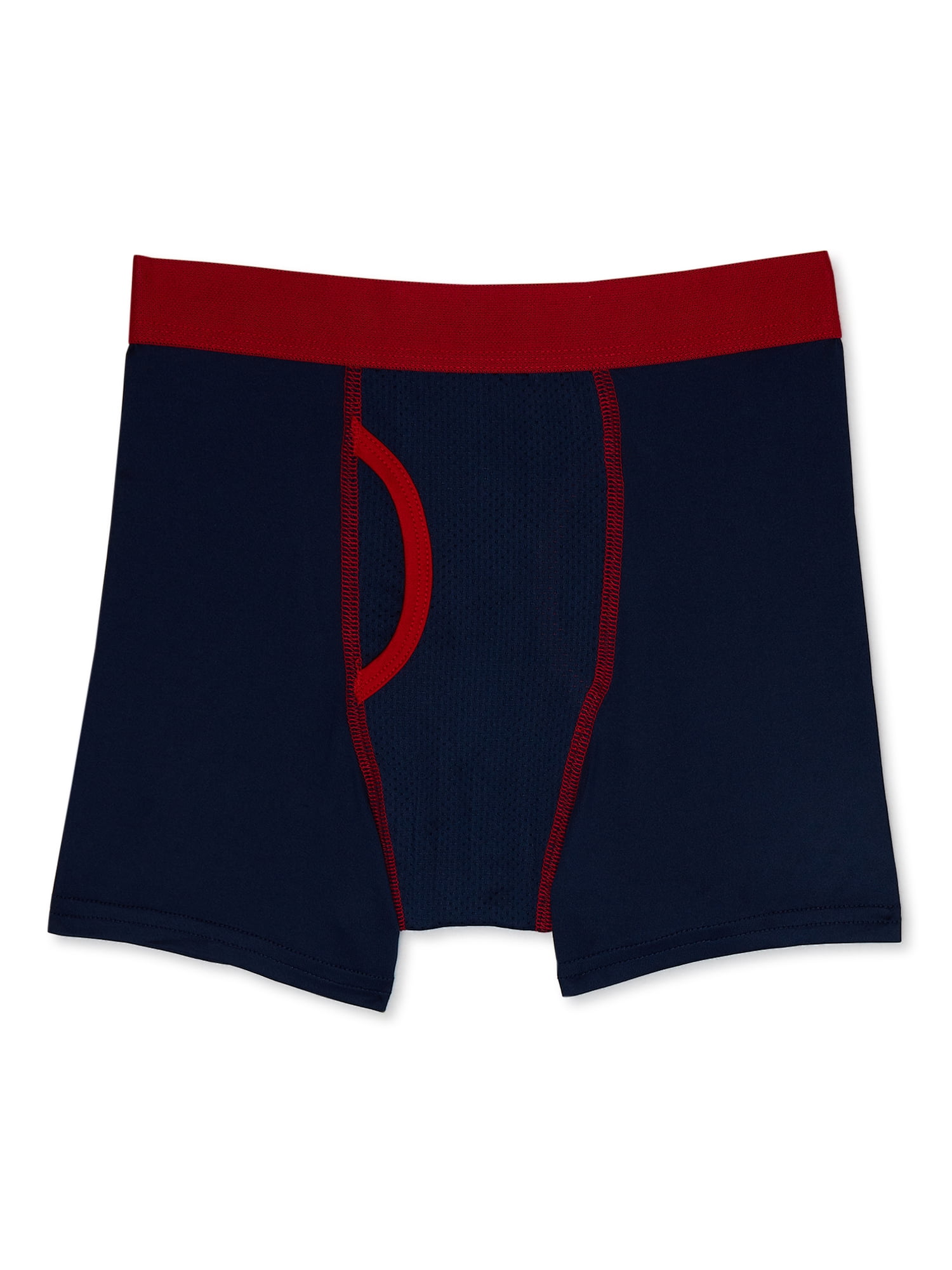 Athletic Works Boys Performance Boxer Brief Underwear, 5-Pack, Sizes S-XL