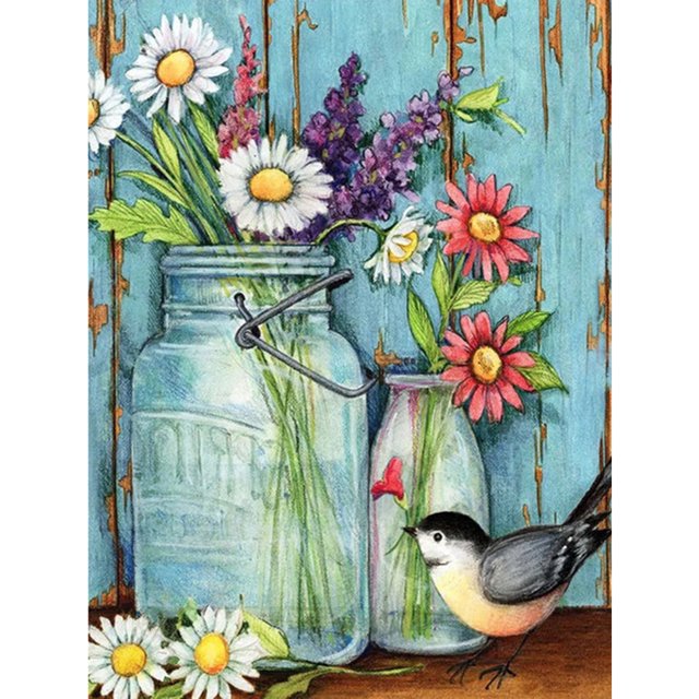 Cuadros Decorativos Kit de costura de punto de cruz de bordado completo 11CT Home Wall Room Artwork Decor Ehuebsd Nuevos Originales