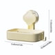 thumbnail image 3 of Caja de Jabón con Ventosa de Succión | Organizador de Baño Montado en Pared Sin Taladro | Estante de Drenaje Multicapa para Fregadero, Ducha, Lavandería | Plástico, Beige/Rosa/Verde, 3 of 6