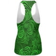 thumbnail image 2 of St Patricks Day Trippy Irish Clover Field All Over Womens Work Out Tank Top Multi SM, 2 of 2