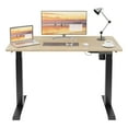 thumbnail image 6 of Sobaniilo 48" x 24" Electric Standing Desk with Splice Board (Black Frame + Oak Top), 6 of 7