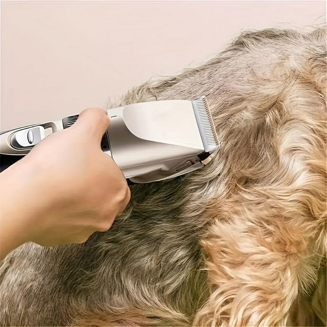 Tondeuses pour Chiens Silencieuses Sans Fil - Trousse de Toilettage Électrique Rechargeable avec Peigne Ajustable et Lames Détachables - Parfaites pour les Animaux de Compagnie Doux de Toutes Tailles