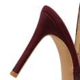 thumbnail image 6 of Women Pointed Toe High Heels Openwork Lace Tulle Floral Embroidery Sexy 9CM Pumps for Bride Prom Party, 6 of 7