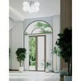 thumbnail image 2 of Dainolite 3 Light Halogen Flush Mount Polished Chrome with Clear Spiral Glass, 2 of 3