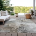 thumbnail image 6 of Addison Rugs Chantille Indoor/Outdoor Transitional Abstract Ivory Washable Rectangle Rug, 10' x 14', 6 of 6