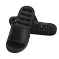 thumbnail image 4 of Spencer Shower Shoes Bathroom Slides Sandals House Slippers Quick Drying Anti-Slip Slippers Comfort Sole Slides, Women 8-9/Men 6-7, Black, 4 of 10
