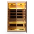 thumbnail image 3 of Premium Low EMF Far Infrared Sauna for Two Persons with Spacious Design Hemlock Wood Double Glass Doors Luxury Indoor Installation Focused on Safety and Comfort, 3 of 9