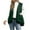 Green, variant on yuCgh Women's Casual Fashionable And Comfortable Jacket With Zipper And Hooded Casual Vest Coat with Practical Design for Layering and Style,Black L