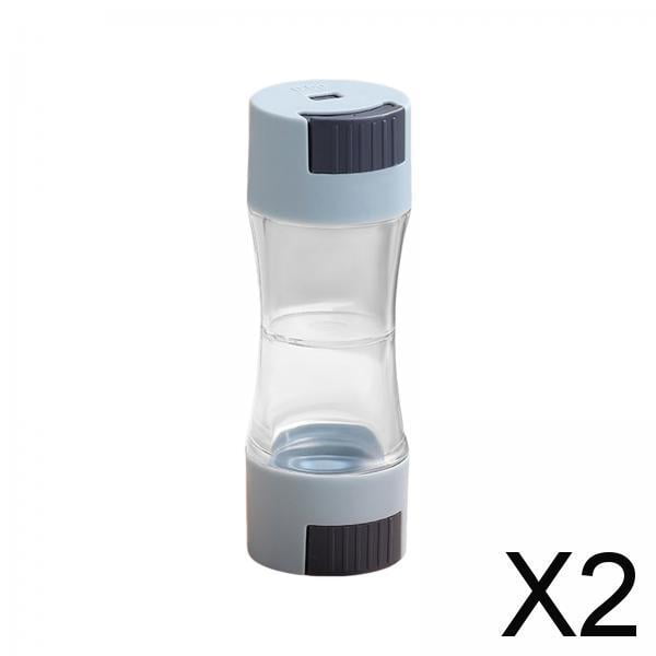 Juego dispensador con tarro de condimentos Soledad 2 piezas