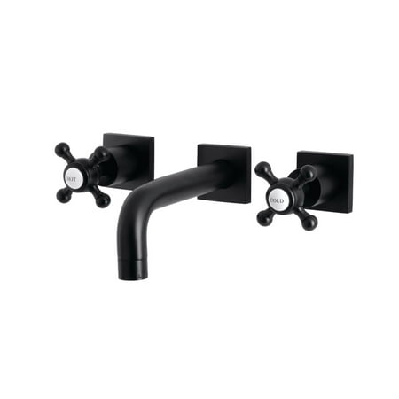 Elements of Design Hot Springs Double Handle Wall Mount Clawfoot Tub Faucet