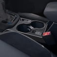 thumbnail image 3 of ABS Car Center Console Water Cup Holder Panel Cover, Carbon Fiber Pattern Interior Trim for Forester 2025, Left Hand Drive, Wear-Resistant, Anti-Corrosion, Quick Installation Auto Accessory, 3 of 8