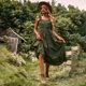 thumbnail image 5 of Vestido midi sin mangas informal de verano para mujer Vestido de chaleco plisado de color liso Adepaton BST3007305-3, 5 of 7