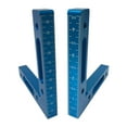 thumbnail image 2 of 2 escuadras de posicionamiento de 90 grados, marco de fijación auxiliar en forma de L para carpintería Azul, 2 of 9