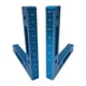 thumbnail image 2 of 2 escuadras de posicionamiento de 90 grados para carpintero, herramienta de carpintería para cajones y armarios. Azul, 2 of 9