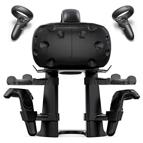 delamu vr stand compatible with oculus quest stand vr headset stand for oculus rift s htc vive valve index vr holder virtual reality headset and
