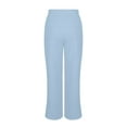 thumbnail image 5 of Sweatpants Womens Solid Color High Waist Wide Leg Pants With Pockets, 5 of 6