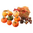 thumbnail image 4 of Chendee 50/86Pcs Artificial Pumpkin Autumn Fall Wreath Decorations Mini For Home Party,50Pcs, 4 of 9