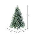 thumbnail image 3 of Vickerman 6.5' x 58" Imperial Blue Spruce Artificial Christmas Tree, LED Color Changing Mini Lights, 3 of 6