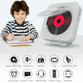 thumbnail image 4 of Lecteur CD Mural Bluetooth avec Télécommande Haut-Parleur FM AUX Lecture de Musique, 4 of 8