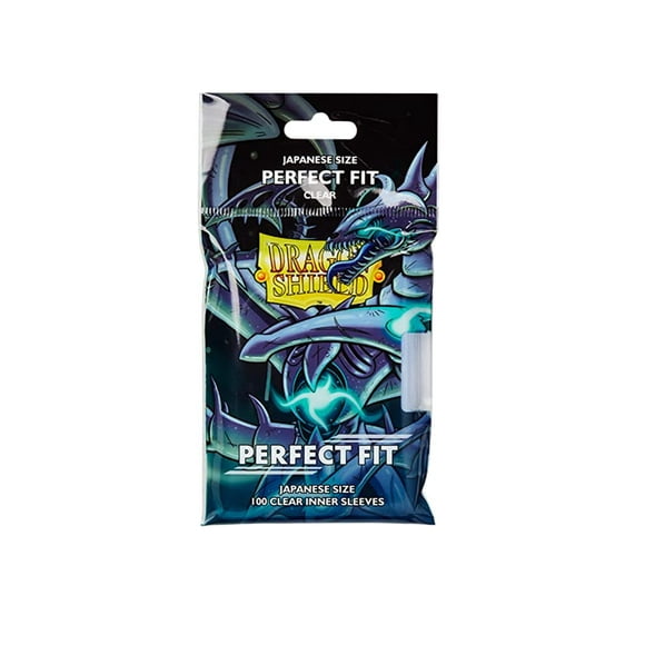 2 Packs Dragon Shield Clear Japanese Inner Sleeves 100 ct Card Value Bundle!
