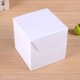 thumbnail image 2 of 10pcs cajas de regalo blancas caja de embalaje cuadrada caja de cartón plegable para cupcake artesanal (12 x 12 x 12), 2 of 6