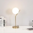 thumbnail image 3 of Ozarke Touch Glow Table Lamp - Modern LED Night Light Lamp with Gold Iron Base - Warm Light, 3 of 11