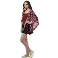 thumbnail image 3 of Moomaya Front Open Printed Shrug Beach Clothes For Kimono Cardigans For Women, 3 of 5