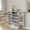 White + MDF#914, variant on Blue 41 Kitchen Pantry Storage Cabinet with 12 Door Shelves, Freestanding MDF Cabinet for Dining Room, Adjustable Shelves for Small Spaces