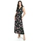 thumbnail image 1 of Vestido largo con lazos Roman Fashion /Juvenil, 8802-10 (Negro) negro EG, 1 of 4