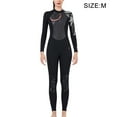 thumbnail image 2 of Trajes de neopreno SCR Traje de buceo de neopreno Cuerpo completo Manga larga Pantalones largos Traje de baño térmico de una pieza con cremallera trasera Traje de surf Mujer negro M 1.5MM Speravity OD017110-09, 2 of 6