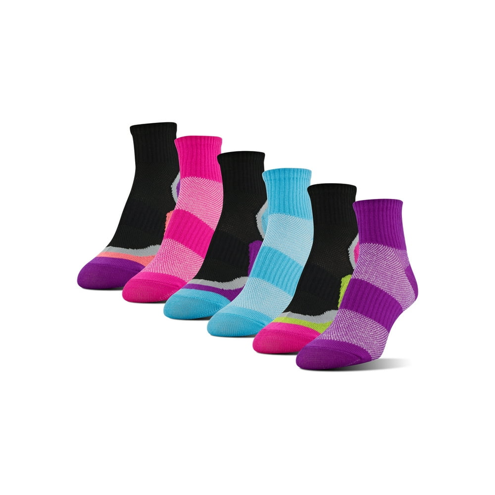 Athletic Works Athletic Works Women's Ultralite Ankle Socks, 6 Pairs