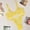 Yellow, variant on iTNHFP Open Back Bra Womens trendy Lingerie Set Sheer Mesh Embroidered Bra and Panty