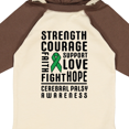 thumbnail image 4 of Inktastic Cerebral Palsy Awareness Strength Support and Courage Boys or Girls Long Sleeve Baby Bodysuit, 4 of 5