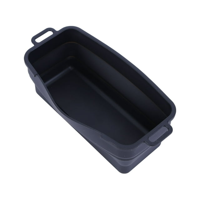 Reemplazo del revestimiento de la bandeja de goteo Revestimiento de la taza de grasa para parrilla Blackstone (negro 1 pieza)